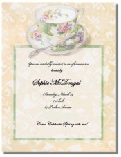 tea party invitation